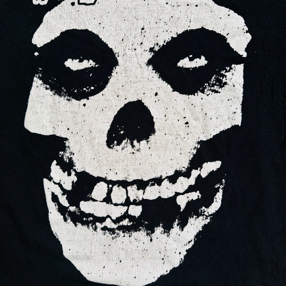Black and White Skull Graphic Tee